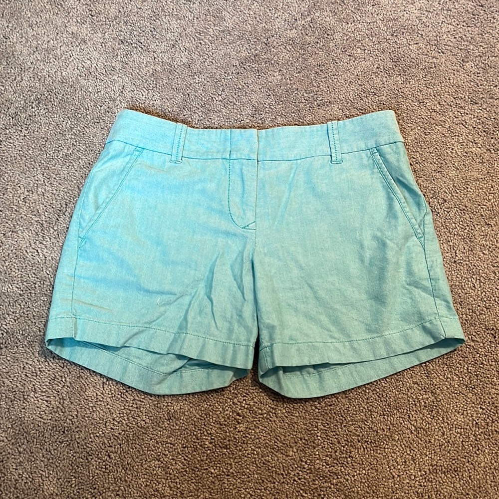 J crew outlet city fit size 2 mint shorts